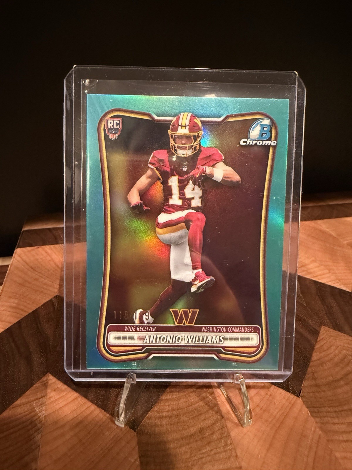 2026 Topps Bowman Antonio Williams Aqua Refractor BCV-118 /199