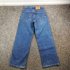 Vintage 1998 Levis Jeans Orange Tab 565 Wide Leg 25x27 Student Fit USA Made