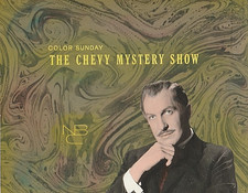 Original NBC Bump Card Promo Photo 1960 Chevy Mystery Show Vincent Price # 1 DBW