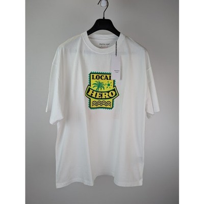 Martine Rose Graphic Print Cotton S /S Oversized T-shirt White Local Hero BNWT S
