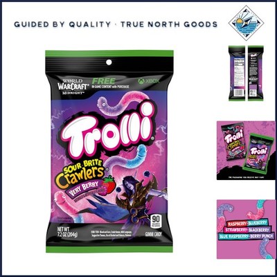 Deliciously Soft Gummy Worms, Very Berry Sour Candy for Sweet Tooth Cravings
