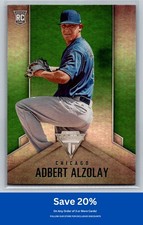 Adbert Alzolay 2020 Panini Chronicles #9 Titanium Green Rookie Chicago Cubs
