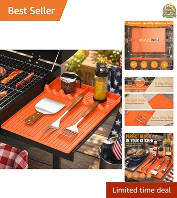 Silicone Griddle Tool Mat Compatible with Blackstone Weber - Flat Top Grill P...