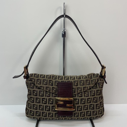 Fendi 8BR003 Mamma Baguette Zucchino Handbag MBZ626
