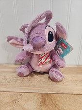 NWT Disney Lilo  Stitch Angel Christmas 6" Purple Plush Stuffed Animal
