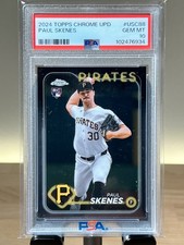 2024 Topps Chrome Update Series Paul Skenes #USC88 RC PSA 10 Pirates