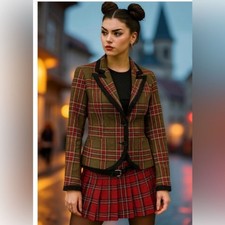 Vtg L.A.M.B. by Gwen Stefani Y2K Tartan Plaid...