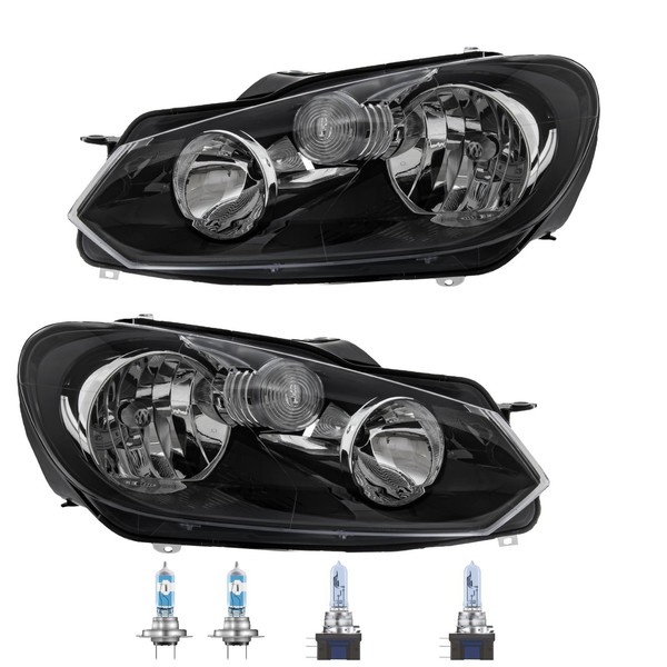 Scheinwerfer Set Rechts & Links H7/H15 FüR VW Golf VI 5K1 AJ5 517 Inkl. Lampen-image