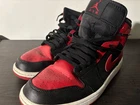 ⭐️ NIKE AIR JORDAN 1 BANNED BRED SNEAKERS SHOES 10 ⭐️