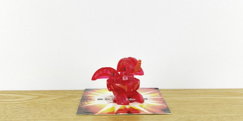 BAKUGAN B1 Translucent Pyrus DRAGONOID 420G Classic Mini "Drago" SpinMaster/SEGA - Image 2 of 4