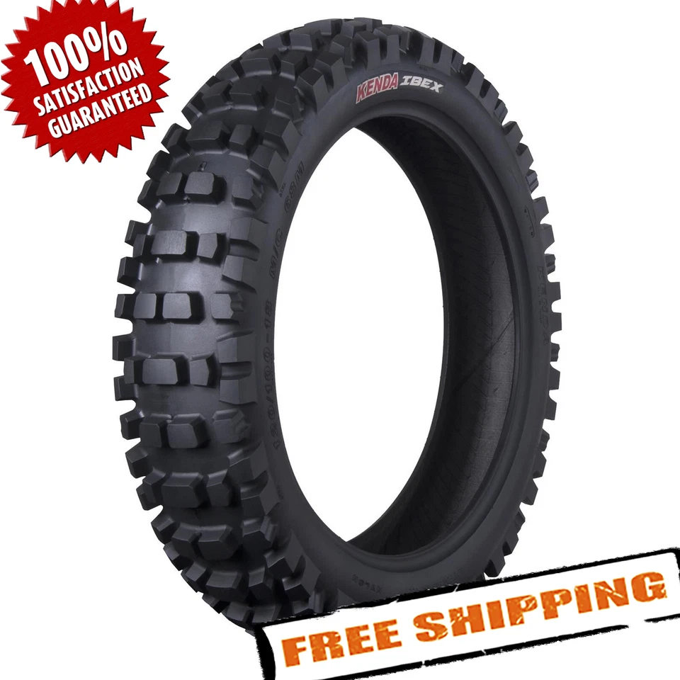 Neumático trasero Kenda 047741813CEX 157F2065 120/100-18 4PR 68M TT K774 Ibex Foto 2 de 4