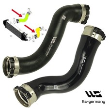 2x Ladeluftschlauch für Mercedes E-Klasse (W212) E 300 Hybrid / BlueTEC