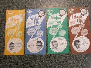 4 DIF 1961 KJR FABULOUS FIFTY MUSIC SURVEY PROGRAMS-PAT O'DAY COVER & BEETHOVEN