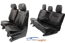 1999 - 2016 Ford Super Duty Seats Set Crew Lariat Black Leather Power Heat Cool 1999 - 2016 Ford Super Duty Seats Set Crew Lariat Black Leather Power Heat Cool