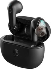 Skullcandy Rail Wireless Bluetooth Earbuds, True Black