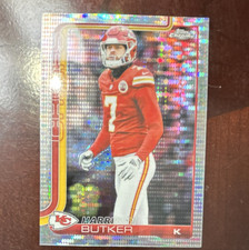 2025 Topps Chrome Pulsar Harrison Butker #151 Kansas City Chiefs NFL Parallel