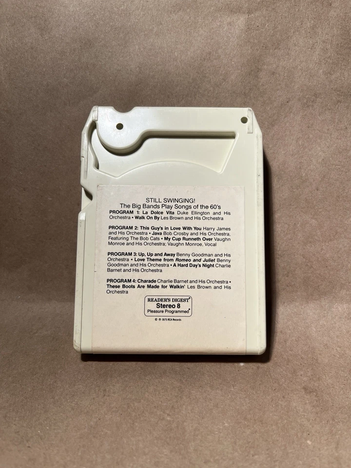 Still Swinging! Big Bands Play Songs of the 60's - Reader's Digest Vtg 8 Track - Image 2 of 4
