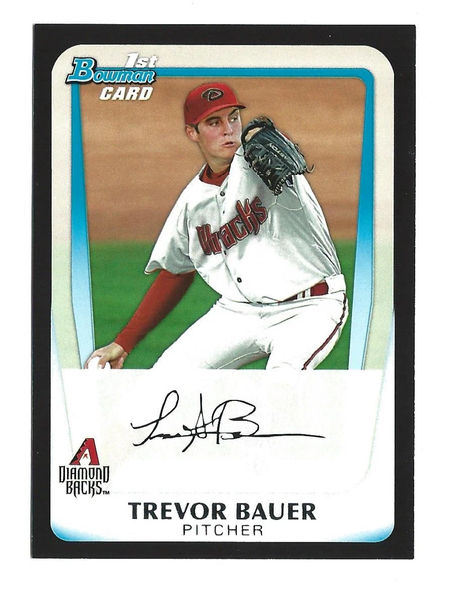 Trevor Bauer Baseball Sports Trading Cards & Accessories Rookie