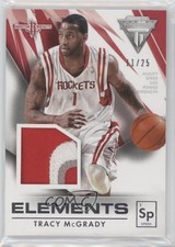2013-14 Panini Titanium Elements Materials Prime 11/25 Tracy McGrady #35 HOF 0c3