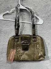Madi Claire  "Crocodile leather"  handbag shoulder bag purse