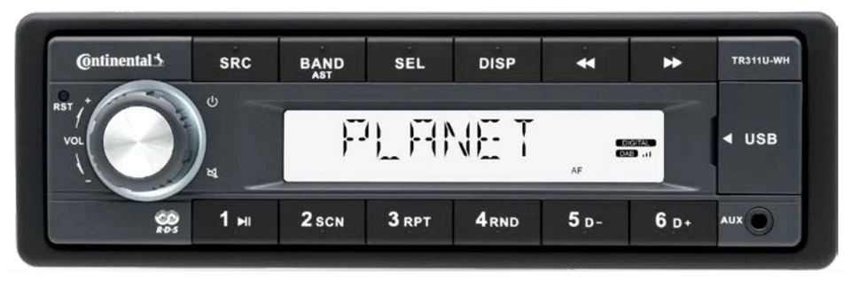 Continental USB MP3 AUX 1DIN Autoradio für Nissan Primera P11-144 Facelift 1999- - Bild 2 von 4