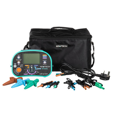 Kewtech KT63DL Multifunktionstester | 5-in-1, 18. Edition, optionale Kalibrierung