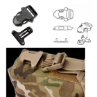 4 x 1" / 25mm ITW Nexus Black Military Surface Mount Buckles ( DIY Tactical