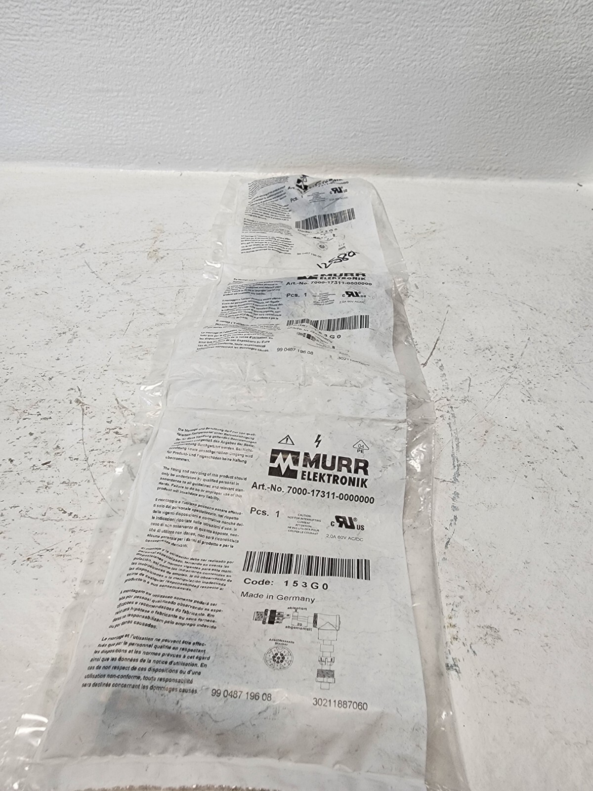 Lot of 3 Murr Elektronik 7000-17311-0000000 Field Wireable Connector | eBay