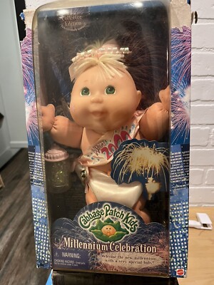 Mattel Cabbage Patch Kids Millennium Celebration January 2000 NRFB Damaged Box