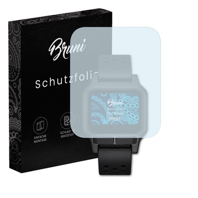 Bruni 2x Folie für Nixon Heat Schutzfolie Displayschutzfolie
