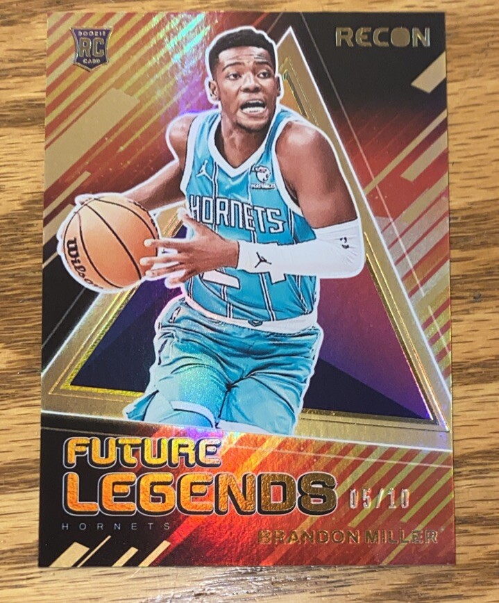 GOLD FOIL /10 BRANDON MILLER 2023-24 PANINI RECON #6 FUTURE