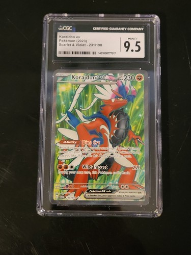 Koraidon ex graded CGC 9.5 for sale on eBay