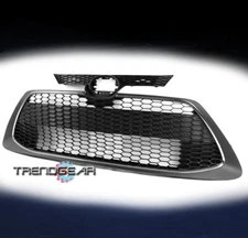 For 2020-2021 Toyota Corolla LE XLE Front Upper+Bumper Grille Combo Black/Chrome