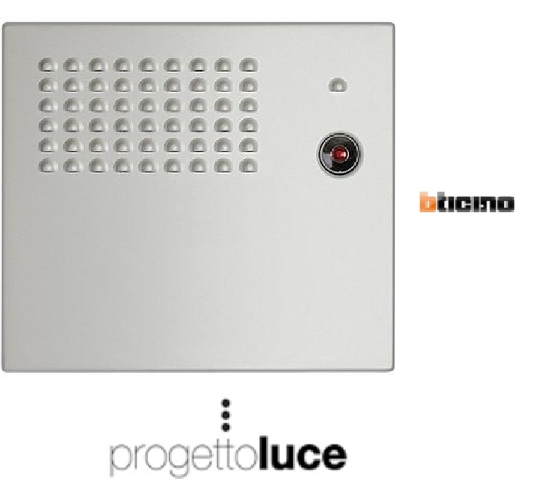 BTICINO TERRANEO 332101 FRONTALE FONICO SFERA CLASSIC MODULARE FINITURA ALLMETAL