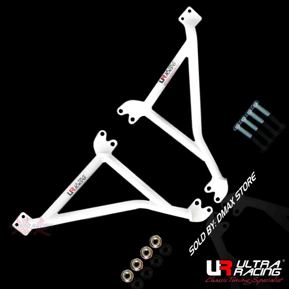 DAIHATSU AURA CHARADE G100 88~93 ULTRA RACING 3 POINTS FRONT FENDER BRACE - Image 2 of 4