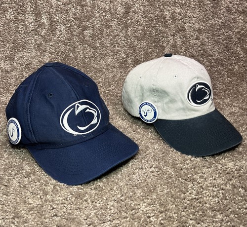 Vintage Penn State University Nittany Löwen Snapback Puma Mütze Kappe (2 Stück) - Bild 1 von 9