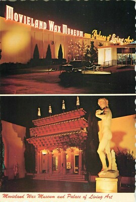 Movieland Wax Museum & Palace of Living Art Exterior Building Vintage Postcard 