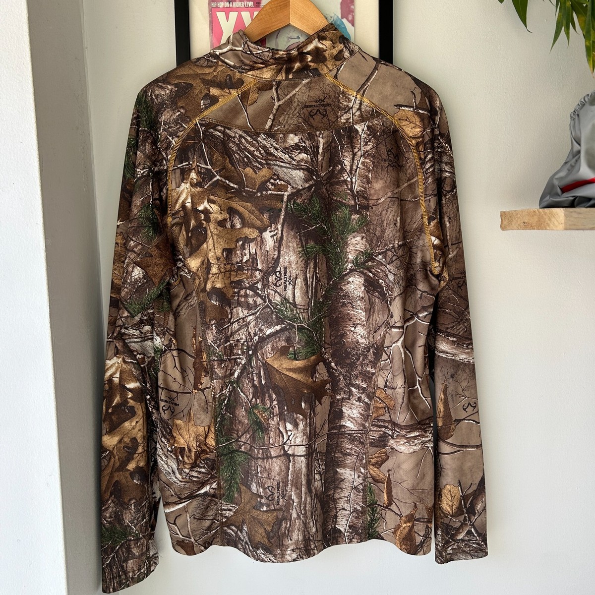 ウェア REALTREE VINTAGE | Real Tree Camo 1/4 Zip Long Sleeve Jersey sz M | eBay