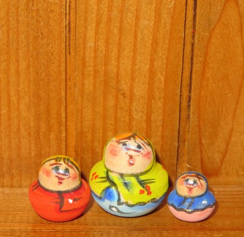 Matryoshka Russian Nesting Dolls MINIATURE Tiny Family 10 Goose LATISHEVA signed - Picture 7 of 12