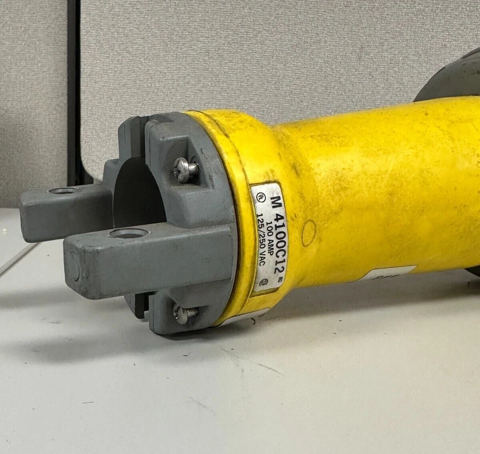 Hubbell M4100C12 Female Pin And Sleeve Connector,100A,125/250V - Image 3 of 4