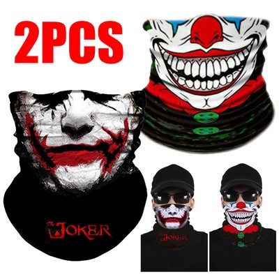 2PCS Neck Gaiter Bandana Face Mask Cooler Sun Protection Cooling Gator Shield
