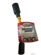 Coleman Pro-Power Cable Locking Adapter from 5-15P to L5-20R 9" 12 Gauge