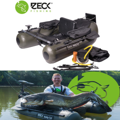 Zeck Belly Cat / Bellyboot zum Wallerangeln /Angelboot / Bellyboat inkl. Zubehör
