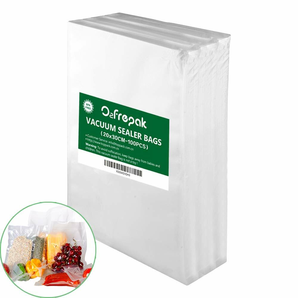 100 Buste 20x30cm Buste Sottovuoto Alimenti,Sacchetti Sottovuoto per (j5e)