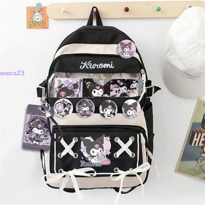 Girl's Backpack Cinnamoroll College Rucksack Large Capacity Blue Book Bag Gift
