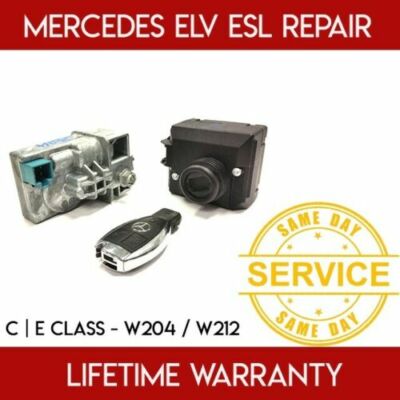 Mercedes W204 W207 W212 Lenkschloss ELV ESL Löschen Emulator Codierung + Garantie
