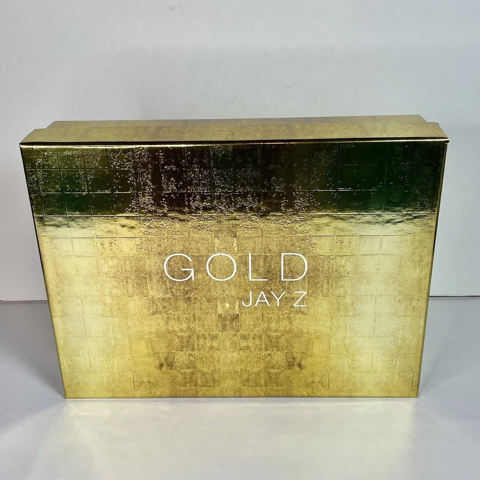 Jay Z Gold Gift Set Masculino 3 oz 100 ml Eau De Toilette Spray + 3 oz Após Barba, Novo Na Caixa - Imagem 4 de 4