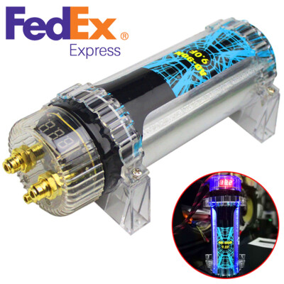 9.0 Farad Capacitor Car Audio Digital Voltage Power Subwoofer Modification US