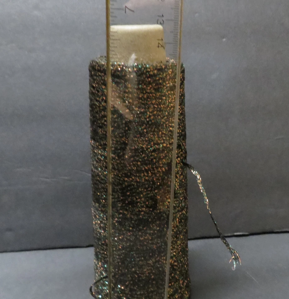 Kreinik Metallic Thread for Stitching  Green Leprechaun #5008 1/16 Ribbon 370M - Image 3 of 3