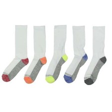 Boys' Value Pack Crew Socks, 10 Pairs